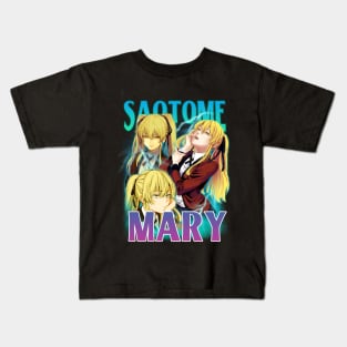 Bootleg Anime Mary Saotome Kakegurui Kids T-Shirt